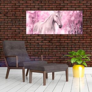 Obraz - Maľovaný kôň (120x50 cm)