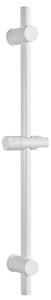 Sapho Sprchová tyč, posuvný držiak, guľatá, 700mm, biela mat