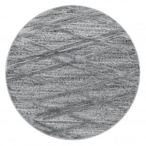 Ayyildiz koberce Kusový koberec Pisa 4706 Grey kruh - 200x200 (priemer) kruh cm