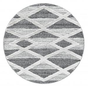 Ayyildiz koberce Kusový koberec Pisa 4709 Grey kruh - 80x80 (priemer) kruh cm