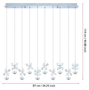 Eglo 93663 - Závesné LED svietidlo na lankách PIANOPOLI LED/25W/230V