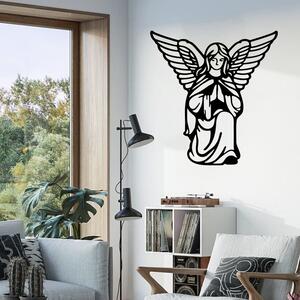 Drevená dekorácia na stenu - Anjel