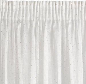 Biela záclona na páske SIBEL 300x250 cm