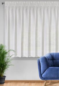 ZÁCLONA SIBEL NA PÁSKE 300X150 CM BIELA