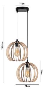 Luster na lanku DORO 2xE27/60W/230V
