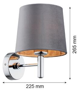 Argon 4725 - Nástenné svietidlo BOLZANO 1xE27/15W/230V