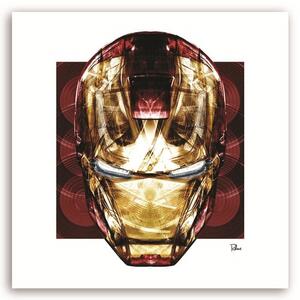 Obraz na plátne Iron Manova hlava - Rubiant Rozmery: 30 x 30 cm