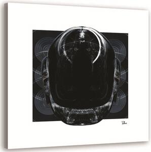 Obraz na plátne Oceľová hlava robota - Rubiant Rozmery: 30 x 30 cm