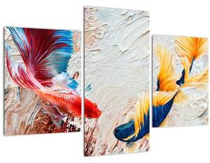 Obraz - Ryby bojovníčky (90x60 cm)