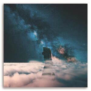 Obraz na plátne Vrchol v oblakoch - Rokibul Hasan Rozmery: 30 x 30 cm