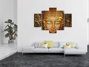 Obraz - Zlatý Budha (150x105 cm)