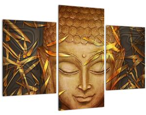 Obraz - Zlatý Budha (90x60 cm)