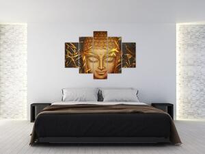 Obraz - Zlatý Budha (150x105 cm)