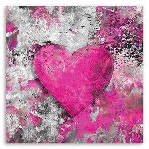Obraz na plátne Akvarelové srdce - Andrea Haase Rozmery: 30 x 30 cm