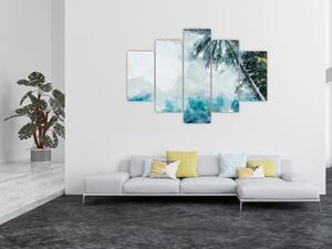 Obraz palmy nad morom (150x105 cm)
