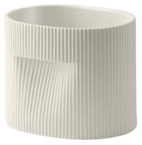 Muuto Kvetináč Ridge Planter H15, off-white
