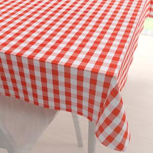 Biante Teflónový obdĺžnikový obrus TF-071 Červeno-biela kocka 50x100 cm