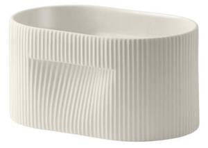 Muuto Kvetináč Ridge Planter H13, off-white