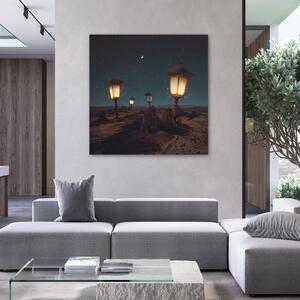 Obraz na plátne Tmavá púšť - Zehem Chong Rozmery: 30 x 30 cm
