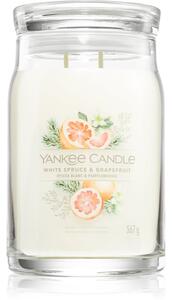 Yankee Candle White Spruce & Grapefruit vonná sviečka 567 g