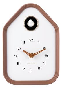 NÁSTENNÉ HODINY mokka 14/20/7 cm Karlsson - Hodiny, Online Only