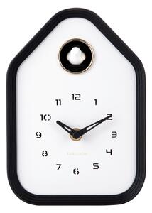 NÁSTENNÉ HODINY čierna 14/20/7 cm Karlsson - Hodiny, Online Only