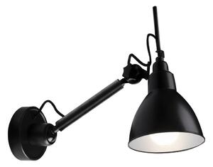 Shilo 4481 - Nástenná lampička DAISEN 1xE27/15W/230V čierna