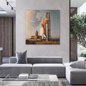 Obraz na plátne Cesta na Zem - Zehem Chong Rozmery: 30 x 30 cm