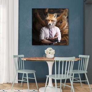 Obraz na plátne Foxy predseda - Zehem Chong Rozmery: 30 x 30 cm