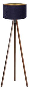 Brilagi - Stojacia lampa VELVET 1xE27/60W/230V wenge/modrá