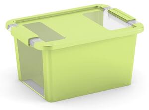 KIS Úložný Bi box S, 11 litrov priehľadná / zelená farba
