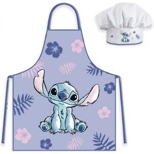 Detská zástera s kuchárskou čiapkou Lilo & Stitch