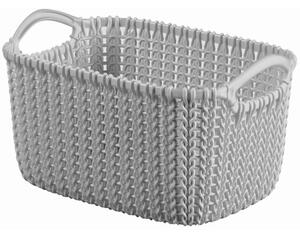 Curver Košík KNIT S, 3l sivý