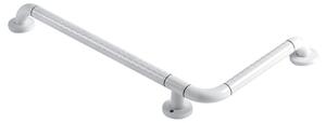 Uhlová kúpeľňová rukoväť biele AWD Interior GRAB BAR