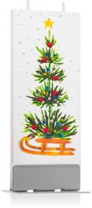 Flatyz Holiday Christmas Tree on Sledges dekoratívna sviečka 6x15 g