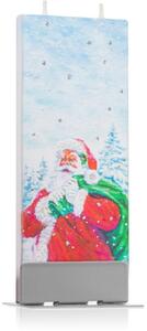 Flatyz Holiday Santa Claus dekoratívna sviečka 6x15 cm