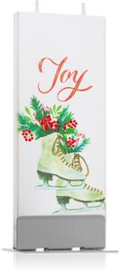 Flatyz Holiday Christmas Skate Joy dekoratívna sviečka 6x15 cm