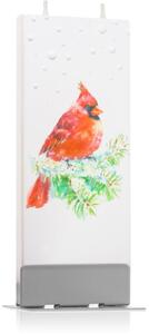 Flatyz Holiday Red Bird dekoratívna sviečka 6x15 cm
