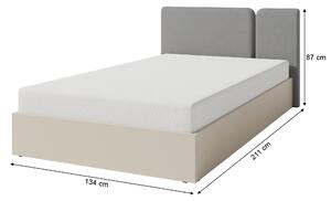 Jednolôžková posteľ LUCA S14 120x200 - béžová