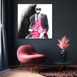 Obraz na plátne Módne mólo pre ženy Paríž - Irina Sadykova Rozmery: 30 x 30 cm