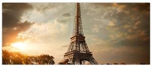 Obraz - Eiffelova veža, Paríž, Francúzsko (120x50 cm)