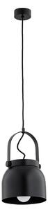 Argon 8281 - Luster na lanku LOGAN 1xE27/15W/230V pr. 20 cm čierna