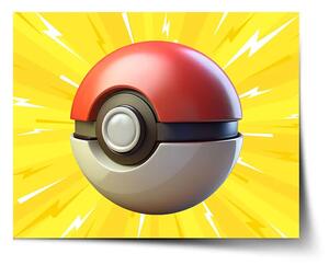 Sablio Plagát Pokemon ball Explózia - 60x40 cm