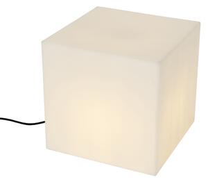 Moderné vonkajšie svietidlo biele 38 cm štvorcové IP44 - Nura