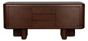Komoda v dekore jaseňa v tmavo prírodnej farbe 160x72x40 cm Herman – Dutchbone