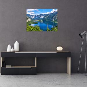 Obraz - Halštatské jazero, Hallstatt, Rakúsko (70x50 cm)