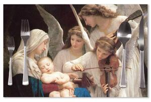Sablio Prestieranie Panna s anjelmi - William-Adolphe Bouguereau: 40x30cm