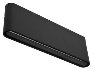 LED Vonkajšie nástenné svietidlo FLOW LED/9W/230V IP54 4000K čierna