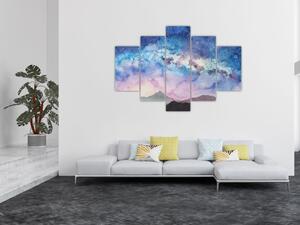 Obraz - Mliečna dráha, aquarel (150x105 cm)