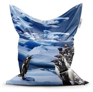 Sablio Sedací vak Tučniaci - 150x100 cm